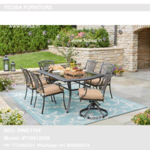Garden Dining Table Lounge Dining Set Model No - 0025