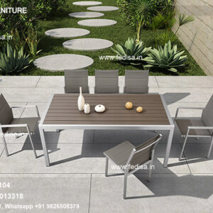 Large Outdoor Dining Table Outdoor Dining Set With Umbrella Model No - 0033